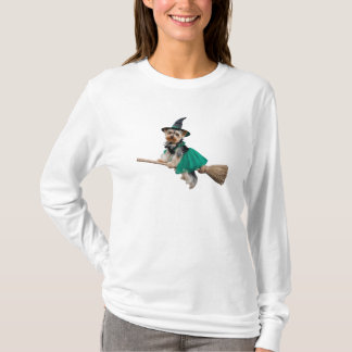 T-shirt Yorkie Witch