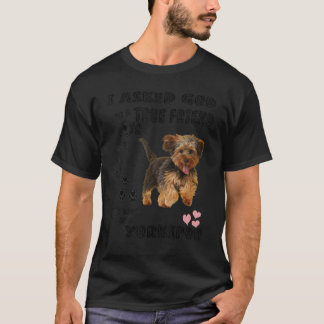 T-shirt Yorkipoo Chien Citation Maman Yorkiepoo Papa migno