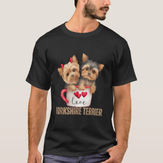 T-shirt Yorkshire Terrier Cadeaux Amoureux de les chiens C