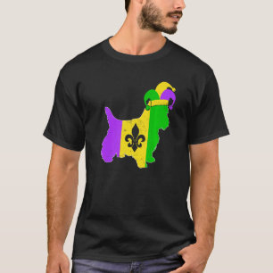 T-shirt Yorkshire Terrier Chien Mardi Gras Carnaval Funny