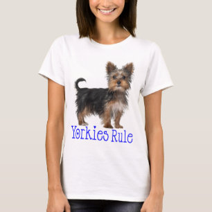 T-shirt Yorkshire Terrier Dog Yorkies gouvernent les femme