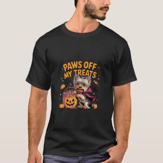T-shirt Yorkshire Terrier Drôle Halloween Amoureux des Chi