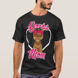 T-shirt Yorkshire Terrier Funny Yorkie Maman