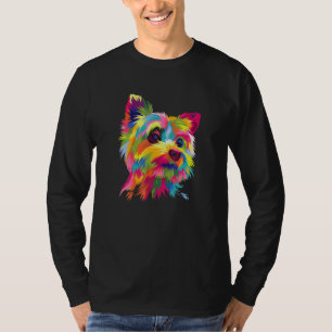 T-shirt Yorkshire Terrier Funny Yorkie Pop Art Popart Chie
