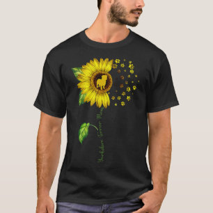 T-shirt Yorkshire Terrier Maman Sunflower Cadeaux Chien Ma