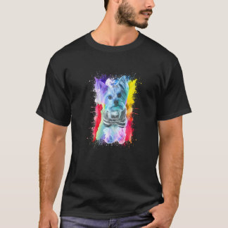 T-shirt Yorkshire Terrier mignon Yorkie Pop Art Popart Chi