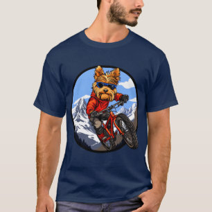 T-shirt Yorkshire Terrier Mountainbike / Biker Terrier T-S