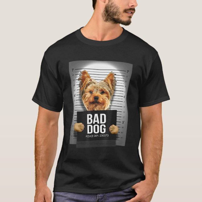 T-shirt Yorkshire Terrier Mugshot (Devant)