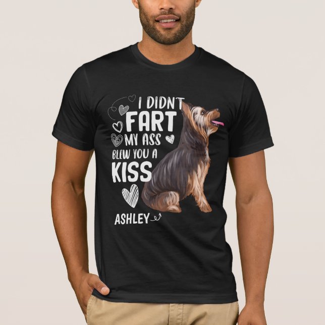 T-shirt Yorkshire Terrier n'a pas péché Kiss Dog (Devant)