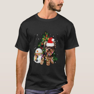 T-shirt Yorkshire Terrier Noël Noël Noël Noël Noël Noël No