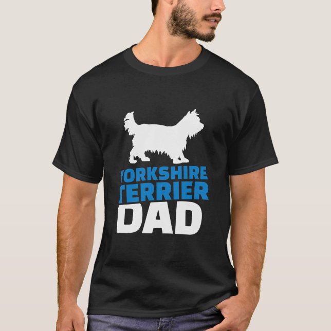 T-shirt Yorkshire Terrier Papa (Devant)
