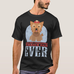 T-shirt Yorkshire Terrier Papa Yorkie Chien Propriétaire Y
