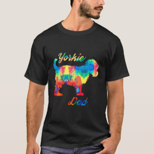 T-shirt Yorkshire Terrier Peinture de chien de chien