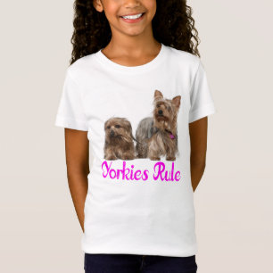 T-Shirt Yorkshire Terrier Puppy Dog Love Yorkies Girls