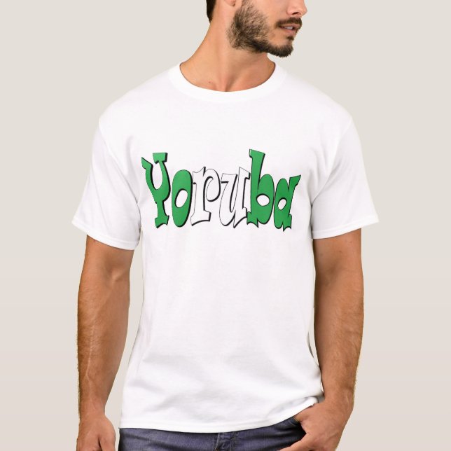 T-shirt Yoruba (drapeau nigérien) (Devant)