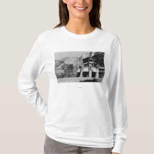 T-shirt Yosemite, CA - la loge et la vallée d'Ahwahnee