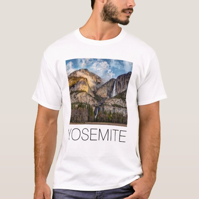 T-shirt Yosemite Falls pittoresque, Californie (Devant)