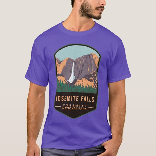 T-shirt Yosemite Falls Yosemite National Park Oversized (Devant)
