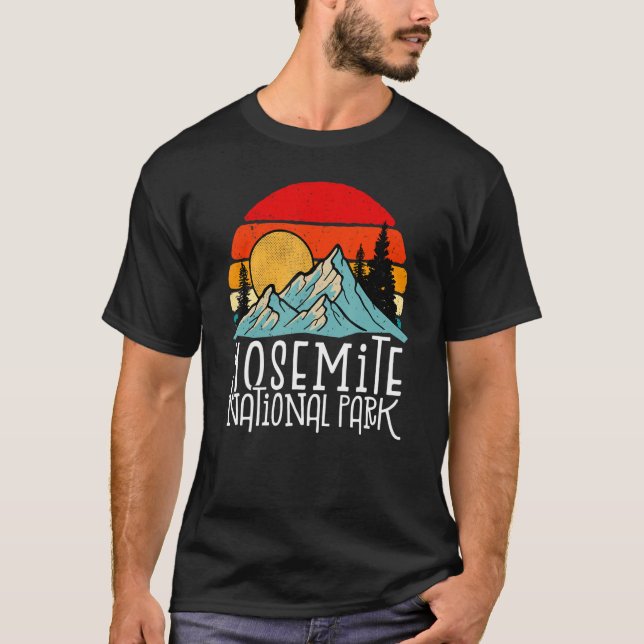 T-shirt Yosemite National Park California National Park (Devant)