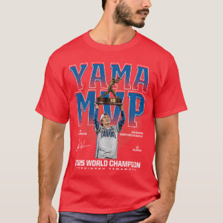 T-shirt Yoshinobu Yamamoto 2025 Los Angeles MVP Champion d
