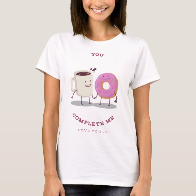 T-shirt You Complete Me (édition Saint-Valentin) (Devant)