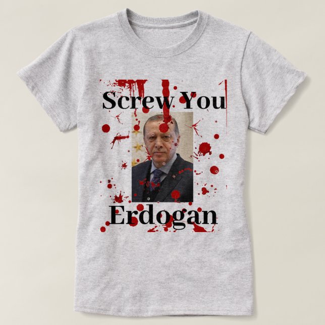 T-shirt You Erdogan (Design devant)