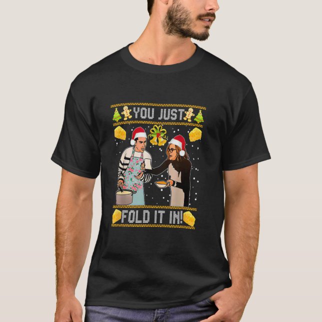T-shirt You Just Fold It In Christmas Xmas Pajamas Christm (Devant)