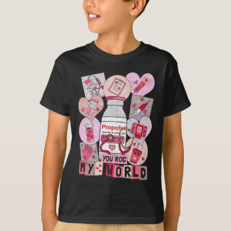 T-shirt You Rock My World Heart Nurse Love Hospital Valent