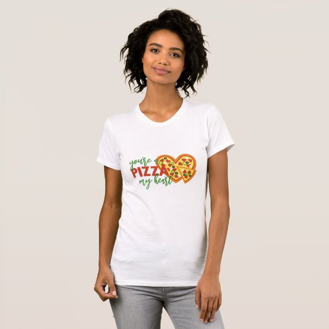 T-shirt You’ve a Pizza My Heart (Devant entier)