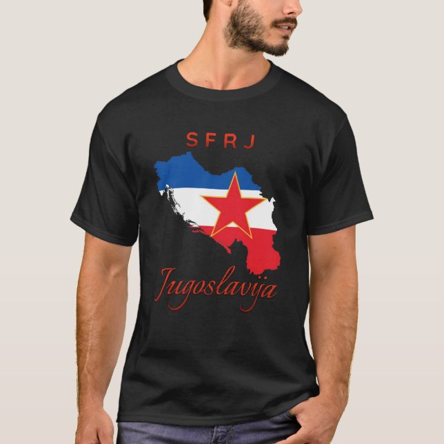 T-shirt Yougoslavie/Yougoslavie (Devant)