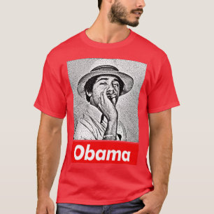 T-shirt Young Barack Obama 8 bits