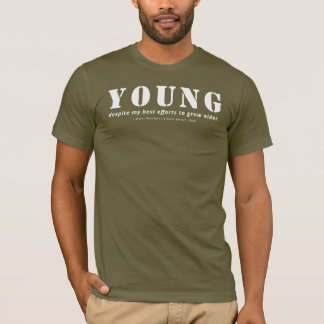T-shirt YOUNG Despite My Efforts to Grow Older Mamdani