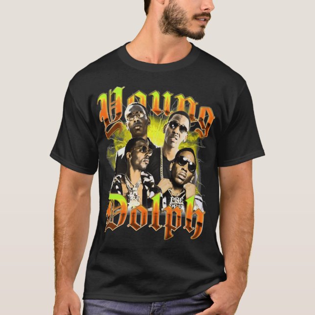 T-shirt Young Dolph retro friend friends friend (Devant)