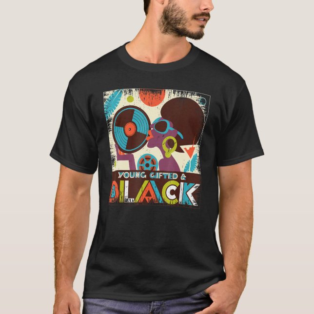 T-shirt Young Ed Et Black Retro I M Histoire Noire (Devant)