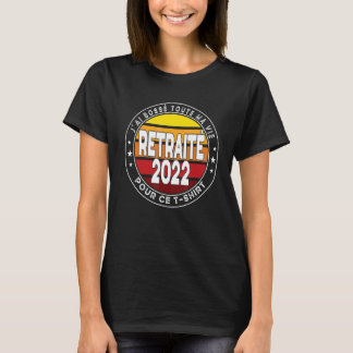 T-shirt Young Retired   Work Colleague 2022 Sunset