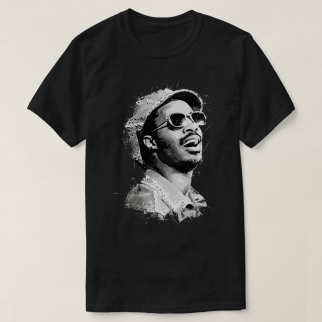 T-shirt Young Stevie Wonder (Design devant)