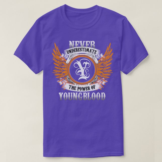 T-shirt Youngblood Name Shirt Ne Sous-Estime Jamais Le Pow (Design devant)