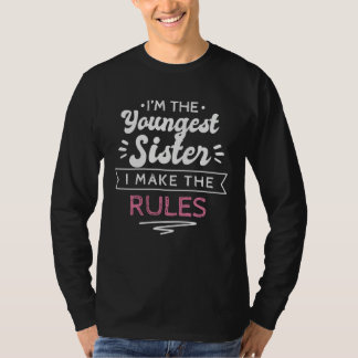 T-shirt Youngest Sister Rules  Siblings  1