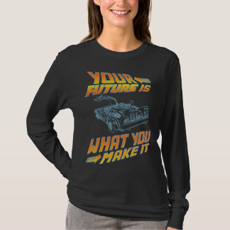 T-shirt Your Future Is What You Make It Retro Vintage Car