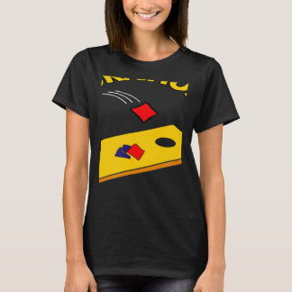 T-shirt Your Hole Is My Goal Cornhole Team Bean Bag Sacks