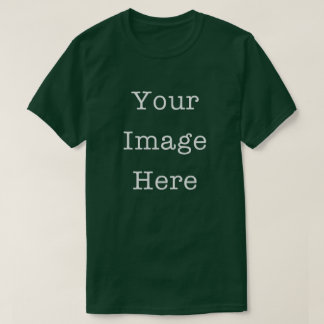T-shirt Your Image Here Customizable Personalized Green