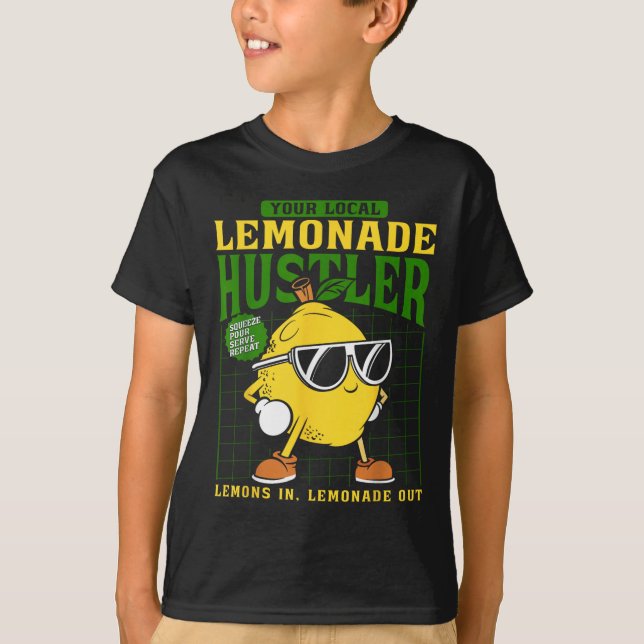 T-shirt Your Local Lemonade Hustler Funny Lemon Stand Boss (Devant)