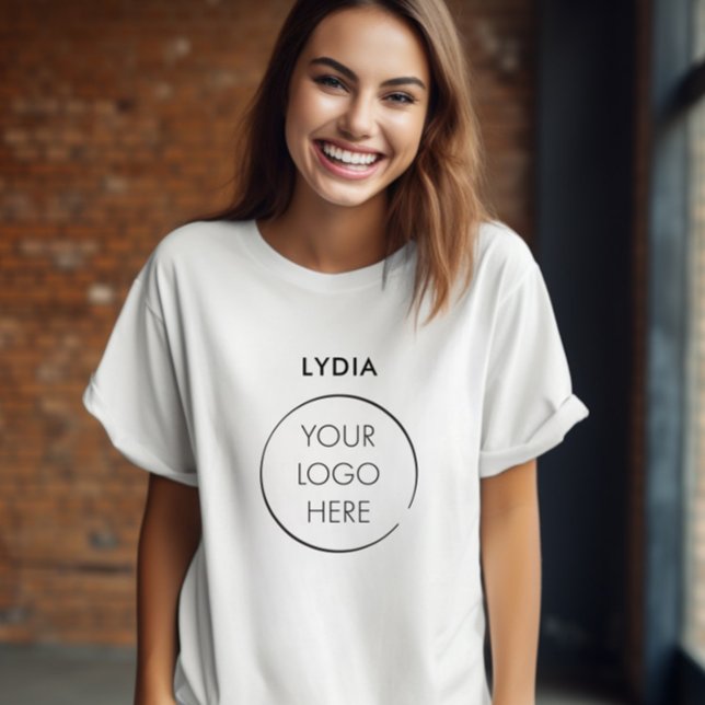 T-shirt Your Logo Business Branding Promotion with Name (Créateur téléchargé)
