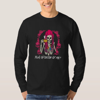 T-shirt Your Opinion of Me Sarcastic Coworker Sarcasm Offi