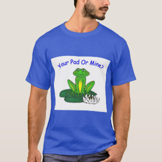 T-shirt Your Pad or Mine - Men's Royal Blue