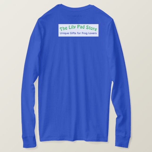 T-shirt Your Pad or Mine - Men's Royal Blue Long Sleeve (Design dos)