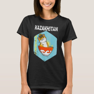T-shirt Yourte République du Kazakhstan Qazaqstan drapeau