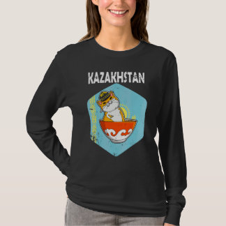 T-shirt Yourte République du Kazakhstan Qazaqstan drapeau
