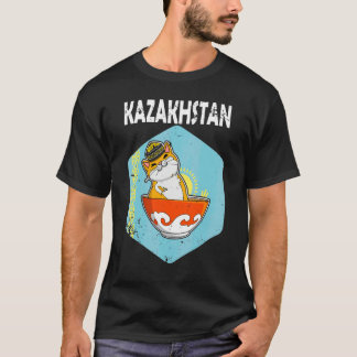 T-shirt Yourte République du Kazakhstan Qazaqstan drapeau