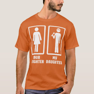 T-shirt Yout Fille Ma Fille Mécanique Mécanique T Shir